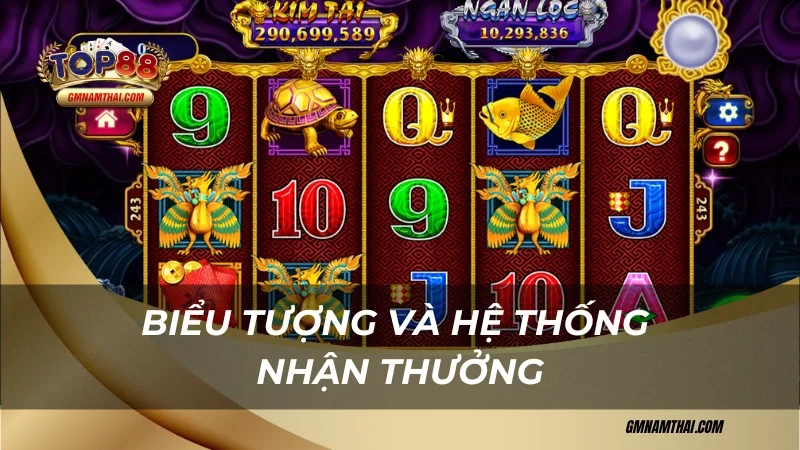 Biểu tượng và hệ thống thưởng Kho Tàng Ngũ Long