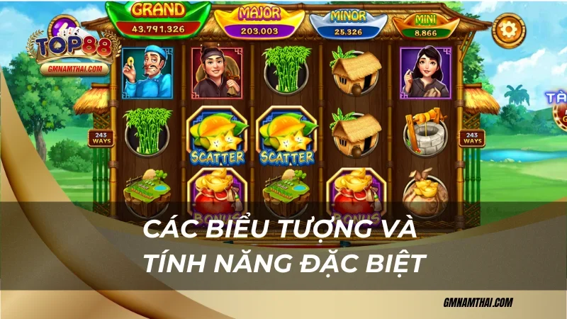 Các biểu tượng và tính năng đặc biệt Ăn Khế Trả Vàng Top88