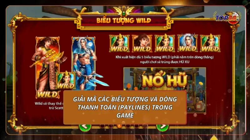 Giải mã các biểu tượng và dòng thanh toán (Paylines) trong game